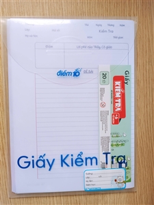 Giấy kiểm tra cấp 2 TP-GKT014