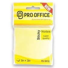 Giấy note vàng 3x3 Pro Office SN103