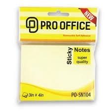 Giấy note vàng 3x4 Pro Office SN104