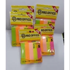 Giấy note 5 màu 3x3 Pro Office SN305