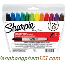 Bút lông dầu Sharpie 12 màu