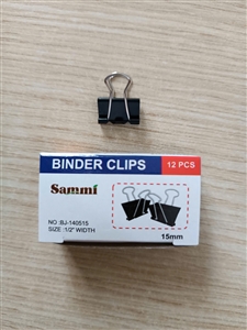 Kẹp đen 15mm Sammi