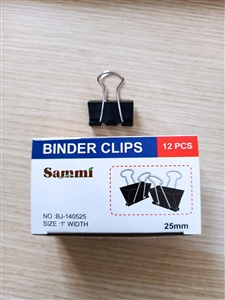 Kẹp đen 25mm Sammi