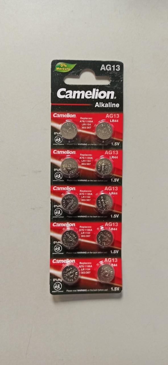 Pin LR44 Camelion vỉ 10 viên